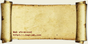 Nadja Piper vizit kartica